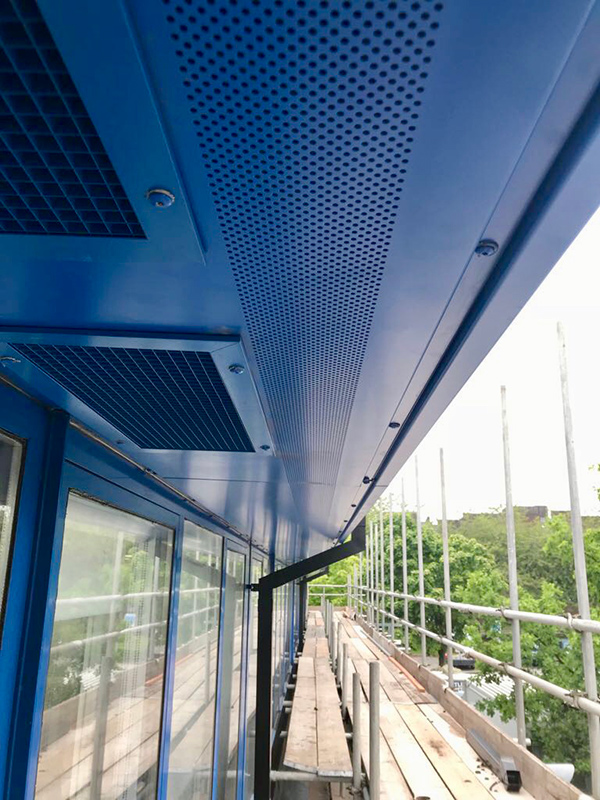 Blue fascia